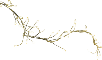 Светодиодная гирлянда AksHome Тип 6 Капли 60LED 1.1м 3АА