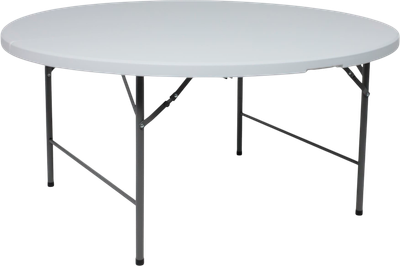 Стол складной AksHome Table тип 10 D152х74 (белый)
