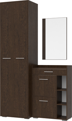 Секция в прихожую Кортекс-мебель Лара СП6 (венге)