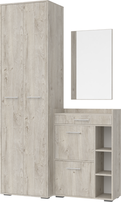 Секция в прихожую Кортекс-мебель Лара СП6 (дуб монтерей)