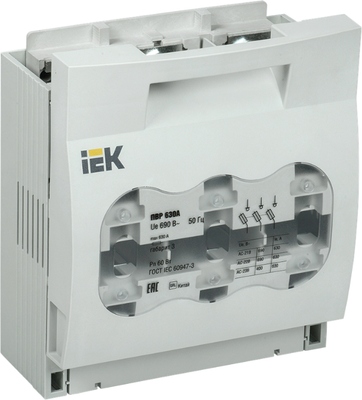 Выключатель-разъединитель IEK 630А / SRP-40-3-630