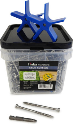 Набор саморезов Finka Deck Wood Screws 75x4.8mm A2 T25 (350шт)