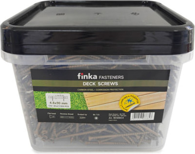 Саморез Finka Deck Wood Screws 90x4.8mm C4 T25 (1350шт)