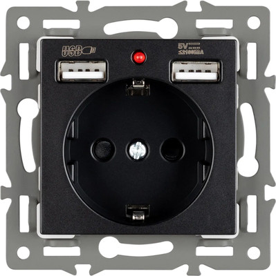 Розетка Arlight SCT-MUAA-PL-BK / 043734