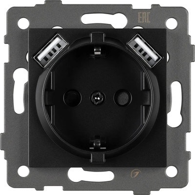 Розетка Arlight SCT-MUAA-PL-BK-V / 049819