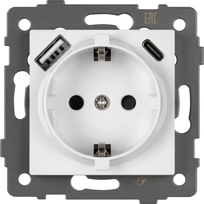 Розетка Arlight SCT-MUAC-PL-WH-V / 049822