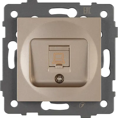 Розетка Arlight SCT-MPC1-PL-GD-V / 049849