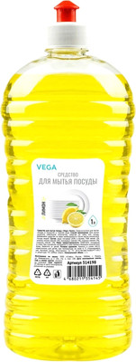 Средство для мытья посуды VegA Лимон / 314198 (1л)