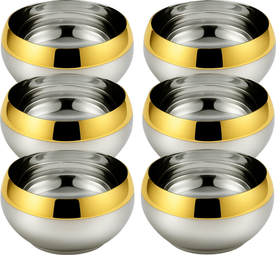 Набор чаш сервировочных Zepter Барон / LS-160-12-DG (6шт)