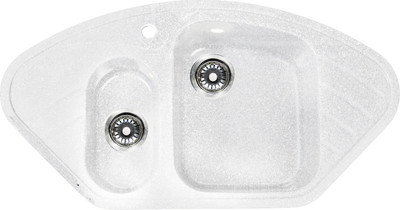 Мойка кухонная Sim Gran S-31 945x500мм / 118 167 (белый крап)