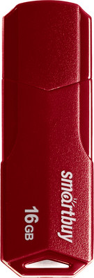 USB flash накопитель SmartBuy Clue 16Gb / SB16GBCLU-BG (бордовый)