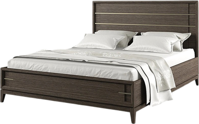 Двуспальная кровать Молодечномебель Boston 1600 с основанием ВМФ-1642 (дуб бостон)