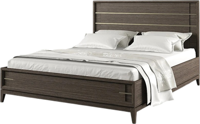 Двуспальная кровать Молодечномебель Boston 1800 с основанием ВМФ-1643 (дуб бостон)