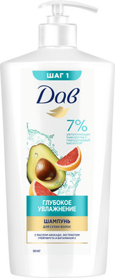 Шампунь для волос Dove Глубокое увлажнение (630мл)