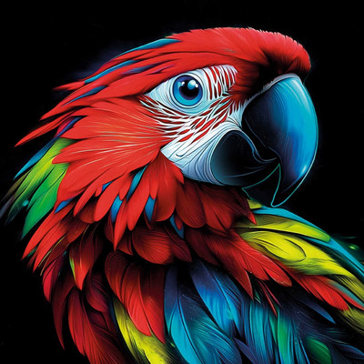 Набор алмазной вышивки Феникс+ Яркий попугай / 70807