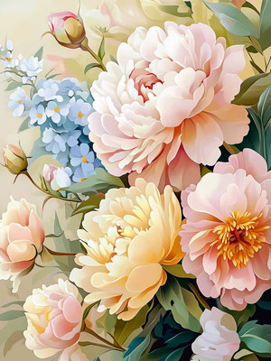 Набор алмазной вышивки Феникс+ Винтажные розы / 70811