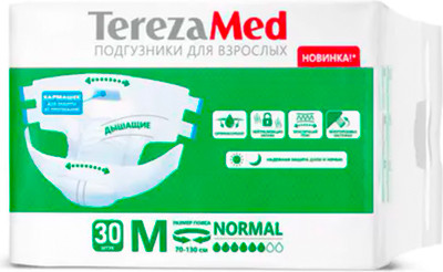 Подгузники для взрослых Tereza Medium Normal (30шт)