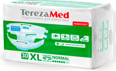 Подгузники для взрослых Tereza XL Normal (30шт)
