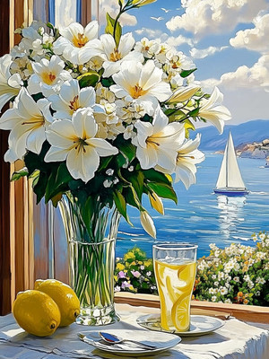 Набор алмазной вышивки Феникс+ Букет лилий / 70848