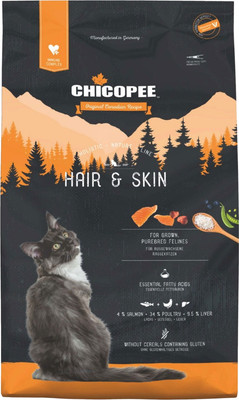 Сухой корм для кошек Chicopee HNL Hair & Skin (400г)