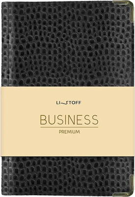 Ежедневник Listoff Lizard / ЕКП52617610 (176л, черный)