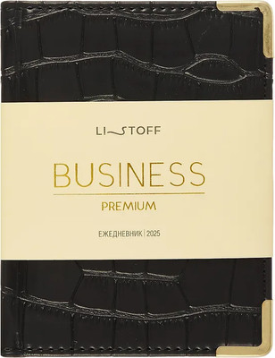 Ежедневник Listoff Impact / ЕКП62617604 (176л, черный)