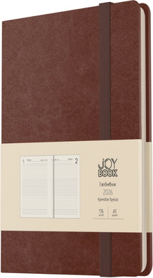 Ежедневник Listoff Joy Book / ЕКДБ52617604 (176л, брауни)
