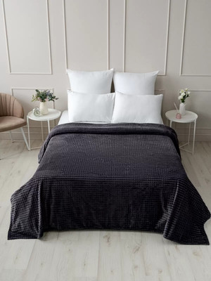 Плед Павлина Skandi Кубики 150x200 (графит)