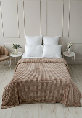 Плед Павлина Skandi Кубики 200x220 (бежевый)