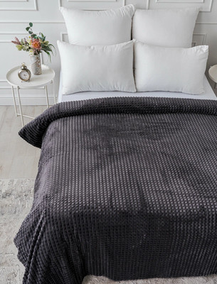 Плед Павлина Skandi Кубики 200x220 (графит)