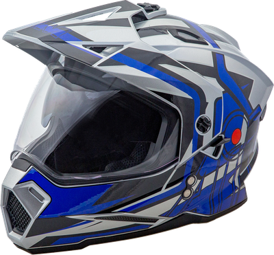 Мотошлем AiM JK802S / 802-012-L (L, Blue/Grey/Black)