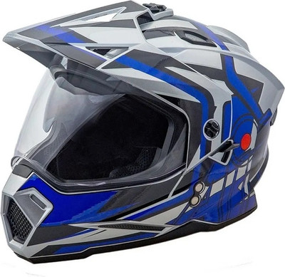 Мотошлем AiM JK802S / 802-012-S (S, Blue/Grey/Black)