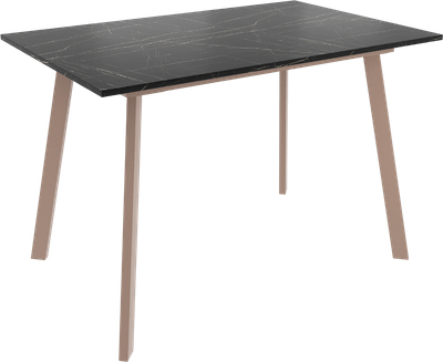 Обеденный стол Listvig Maus 110 110x70x75 (камень пьетра гриджиа/капучино)