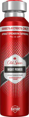 Антиперспирант-спрей Old Spice Night Power (150мл)