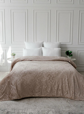 Плед Павлина Skandi Тиснение 220x240 (бежевый)