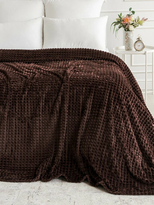 Плед Павлина Skandi Кубики 220x240 (шоколад)