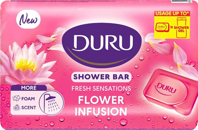 Мыло твердое Duru Fresh sensations Цветочное наслаждение с цветочными экстрактами (150г)