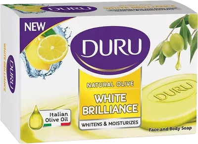 Мыло твердое Duru Natural Olive White Brilliance для тела и лица (140г)