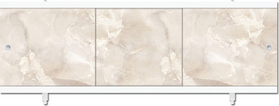 Экран для ванны МетаКам Монолит-М 1.68 (мрамор бежевый)