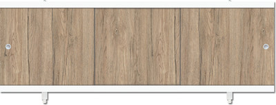 Экран для ванны МетаКам Монолит-М 1.68 (орех светлый)