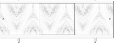 Экран для ванны МетаКам Монолит-М 1.48 (серый узор)