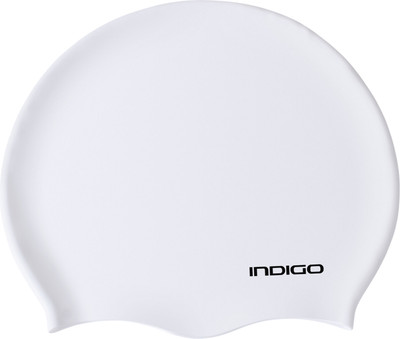 Шапочка для плавания Indigo Sport IN386 (р.55-60, белый)