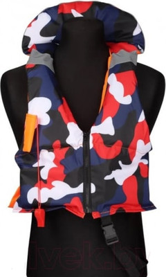 Страховочный жилет Спортивные мастерские Радуга / SM-020 (10-15кг, оранжевый/синий)