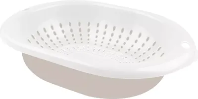 Миска-дуршлаг Phibo 431212334 (светло-бежевый)