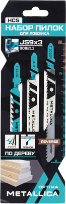 Набор пильных полотен Metallica Optima №9 / 908211