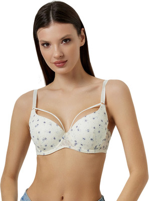 Бюстгальтер Mark Formelle 512556 (р.80B, цветочки на молочном)