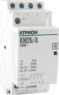 Контактор Атрион KM25-4-4NO