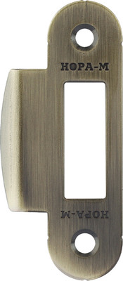 Ответная планка Нора-М 504.22 с заходом / 8574 (старая бронза)