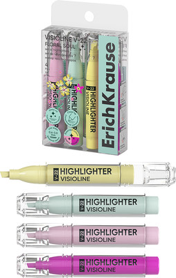 Набор маркеров Erich Krause Visioline V-22 Floral Soul / 63562 (4шт)