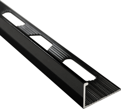 Уголок под плитку Profiling ПО-Г12 (2.7м, черный блеск)